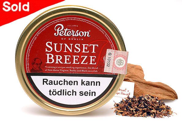 Peterson Sunset Breeze Pipe tobacco 50g Tin